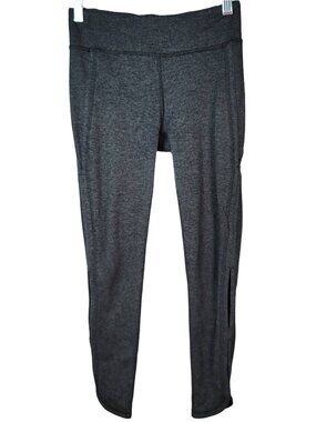 Free People Movement Infinity Crop Leggings Gray XS Cut Out Active Pants READ
